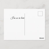 carte postale d'amour (Dos)