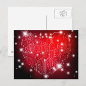 Carte postale d'amour électrique (Devant / Derrière)