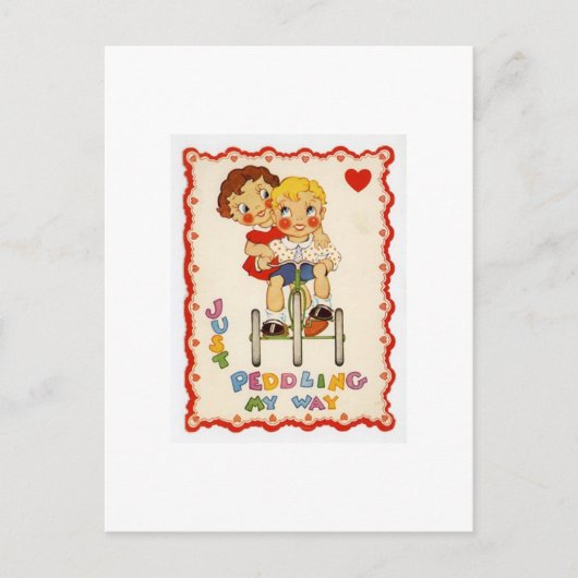 Carte postale d'amour vintage (Devant)