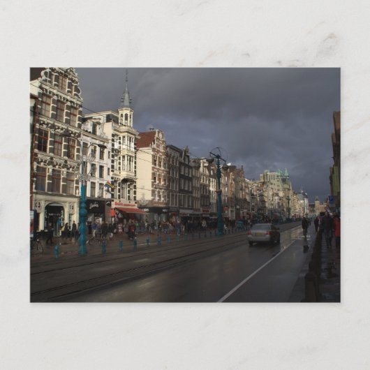 Carte Postale Damrak, Amsterdam (Devant)