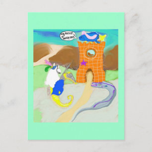 Carte Postale Damsel en détresse