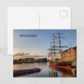 Carte postale d'Amsterdam (Devant / Derrière)
