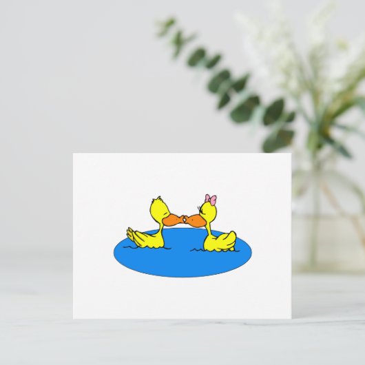 Carte Postale Dan & Din Duck (Debout devant)