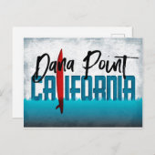 Carte postale Dana Point California Surboard (Devant / Derrière)