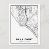 Carte Postale Dana point map (Devant)