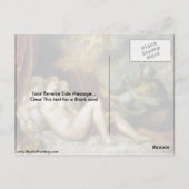 Carte Postale Danae Par Titian (Dos)