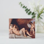 Carte Postale Danae. Par Tizian (Meilleure Qualité) (Debout devant)