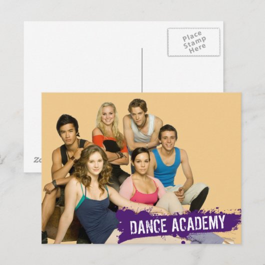 Carte Postale Dance Academy Cast (Devant / Derrière)