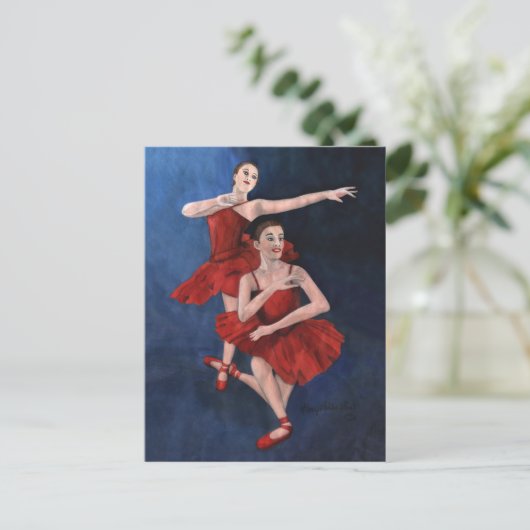 Carte Postale Dance Considérant Invitation (Debout devant)