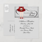 Carte Postale Dance Considérant Postcard Invitation (Devant / Derrière)