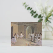 Carte Postale Dance Foyer à l'Opéra par Edgar Degas (Debout devant)