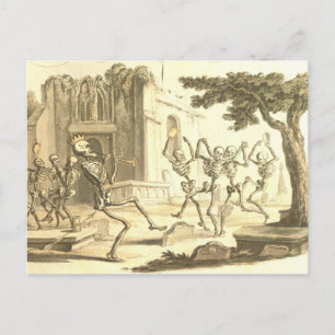Carte Postale Dance Macabre Momento Mori