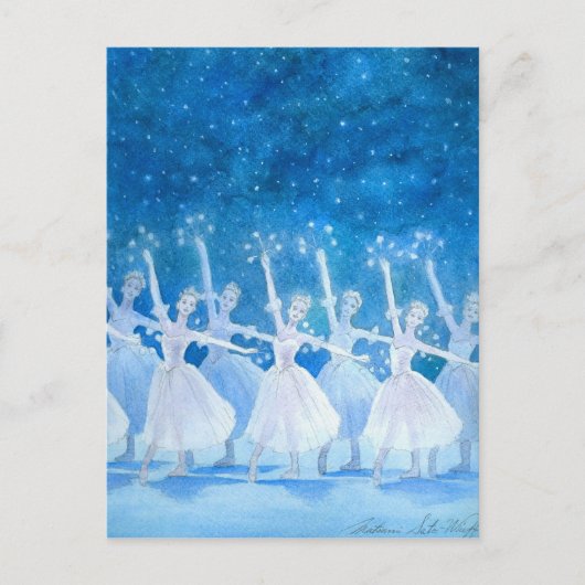 Carte Postale Dance of the Snowflakes Postcard (Devant)