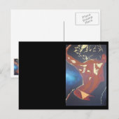 Carte Postale Dancefloor Diva Vacances d'été Art Abstrait (Devant / Derrière)