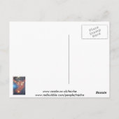 Carte Postale Dancefloor Diva Vacances d'été Art Abstrait (Dos)