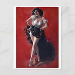 Carte Postale Dancer Pinup