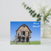 Carte postale d'ancienne maison déménagée nouvelle (Debout devant)