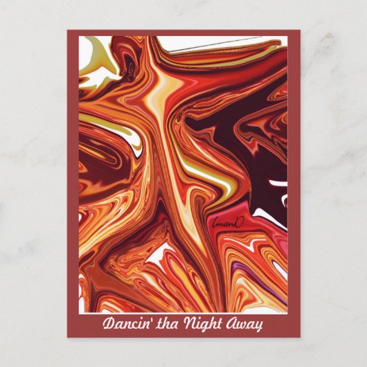 Carte postale Dancin' tha Night Away (Devant)