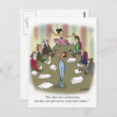 Carte Postale Dancing Cartoon 9386 (Devant / Derrière)