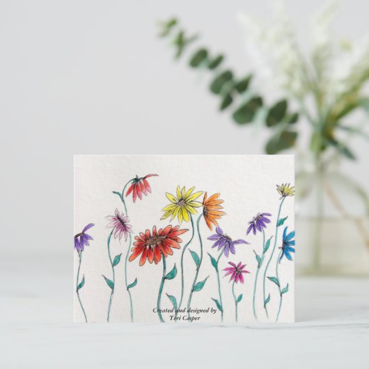 Carte postale Dancing Daisy (Debout devant)