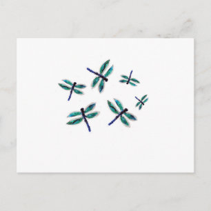 Carte Postale Dancing Dragonfly Art