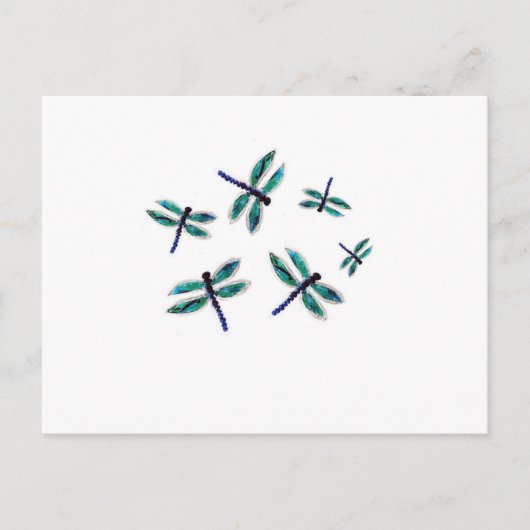 Carte Postale Dancing Dragonfly Art (Devant)