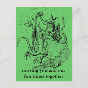 Carte postale Dancing Dragons