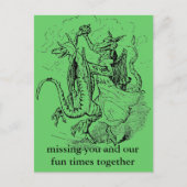 Carte postale Dancing Dragons (Devant)