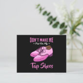 Carte Postale Dancing Tap Chaussures Queen Dancer Disco Ballet C (Debout devant)