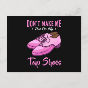 Carte Postale Dancing Tap Chaussures Queen Dancer Disco Ballet C