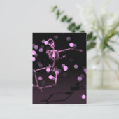 Carte Postale Dancing X-Ray Skeleton - Rose (Debout devant)