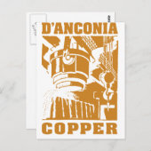 Carte Postale d'Anconia Copper / Logo en cuivre (Devant / Derrière)