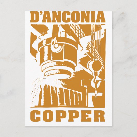 Carte Postale d'Anconia Copper / Logo en cuivre (Devant)