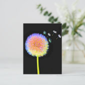 Carte Postale Dandelion Graines Neon (Debout devant)