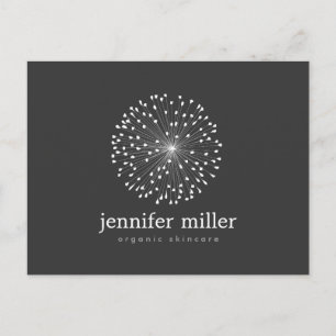 Carte Postale DANDELION STARBURST LOGO en WHITE Personnalisable