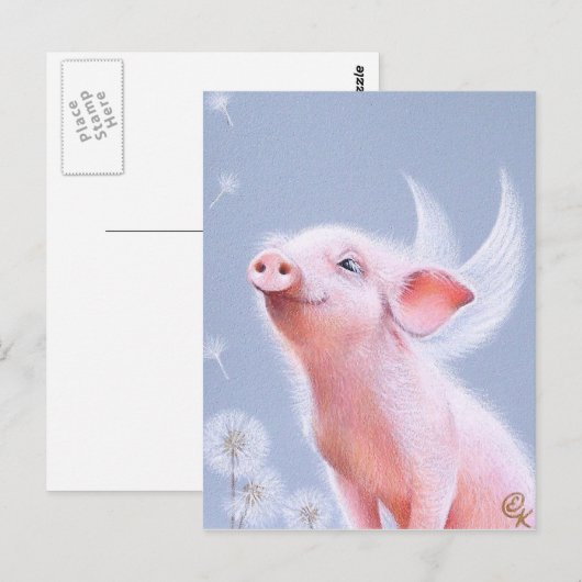 Carte Postale Dandelions (Devant / Derrière)