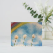 Carte Postale Dandelions dans le vent (Debout devant)