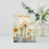 Carte Postale Dandelles aquarelles (Debout devant)