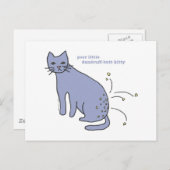 Carte postale "Dandruff Butt Kitty" (Devant / Derrière)