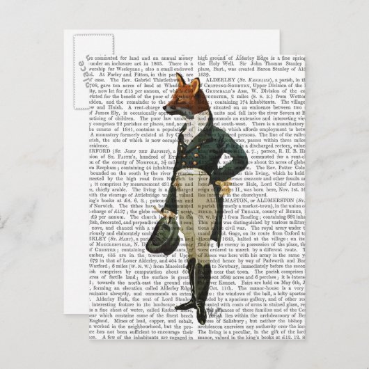 Carte Postale Dandy Fox Full 2 (Devant / Derrière)