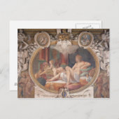 Carte Postale Dané recevant la pluie d'or (Devant / Derrière)