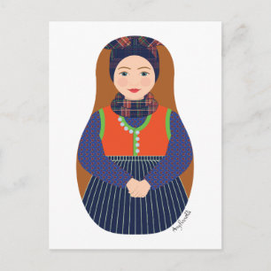 Carte postale Dane, Rømø Matryoshka