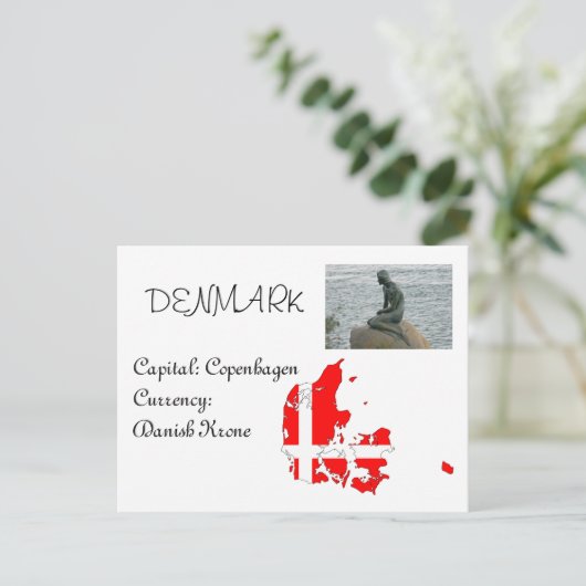 Carte Postale Danemark (Debout devant)