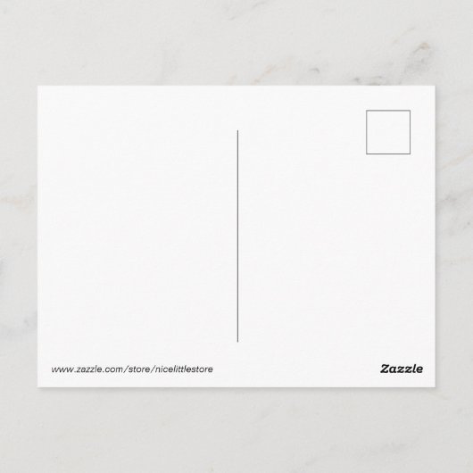 Carte Postale Danemark (Dos)