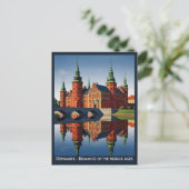 Carte Postale Danemark - Château de Frederiksborg (Debout devant)