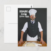 Carte Postale Danemark cool 100% hygge-cosy nourriture! (Devant / Derrière)