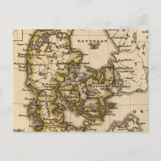 Carte Postale Danemark et Islande 2 (Devant)