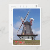 Carte Postale Danemark - Fanø - phare - (Devant / Derrière)