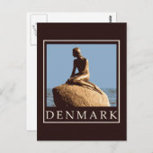 Carte Postale Danemark Little Mermaid (Devant / Derrière)
