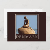 Carte Postale Danemark Little Mermaid (Devant / Derrière)